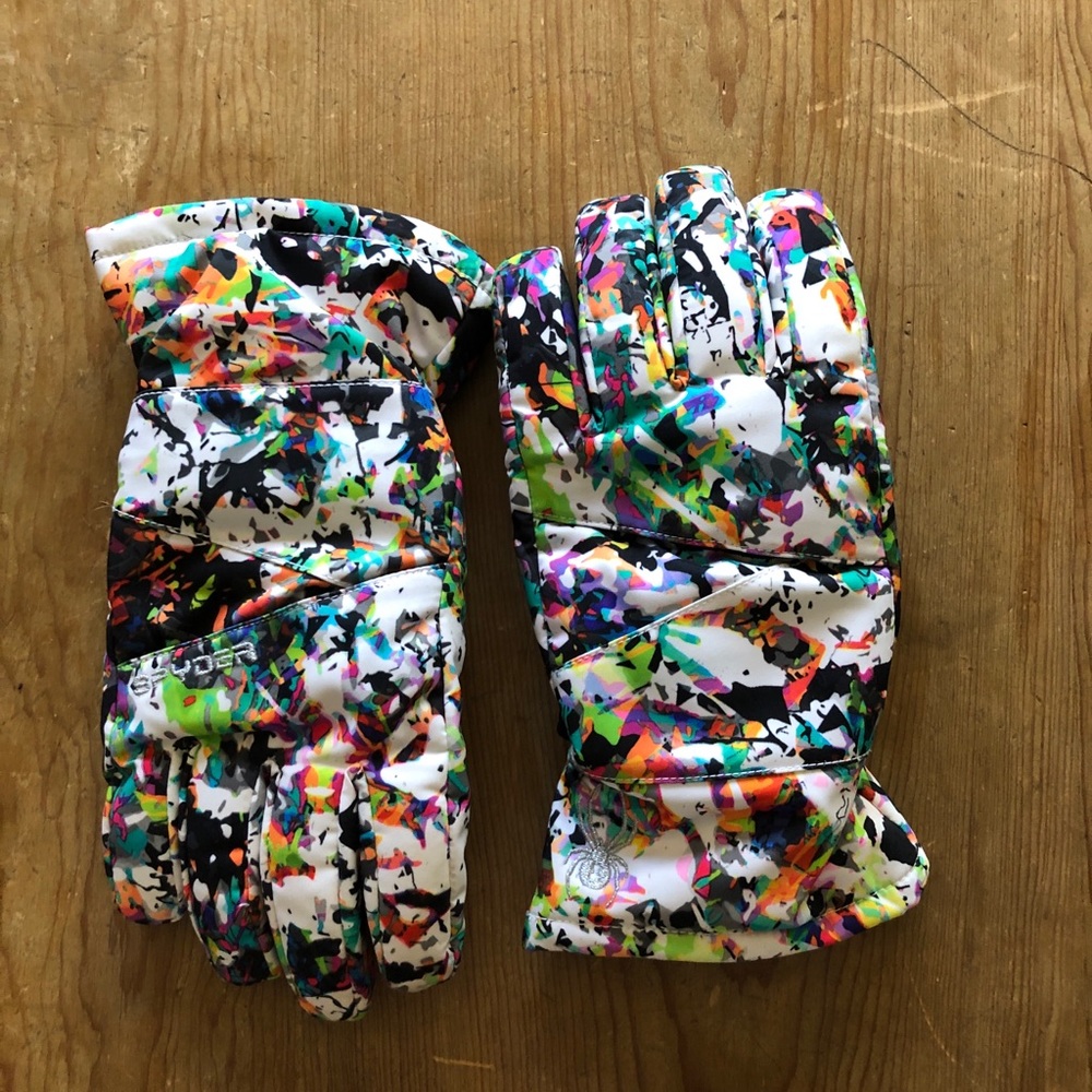 Spyder ski gloves